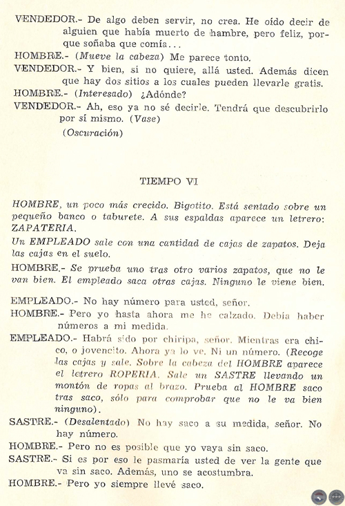TEATRO BREVE, 1969 - PLÁ/DOMÍNGUEZ - HISTORIA DE UN NÚMERO DE JOSEFINA PLÁ
